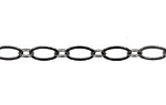 Gunmetal Horse Eye & Ring Chain