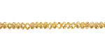 Jonquil AB Crystal Faceted Rondelle 3mm