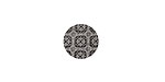 Lillypilly Black Baroque Anodized Aluminum Disc 11mm, 22 gauge