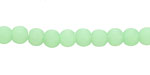 Opaque Seafoam Green Recycled Glass Round 6mm