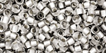 TOHO Crystal (with Frosted Silver Lining) Round 6/0 Seed Bead