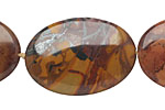 Autumn Jasper Flat Slab 32-38x24-28mm