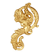 Brass Father Time Pendant 54x29mm