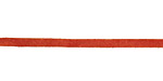 Red Suede Leather Lace 3mm