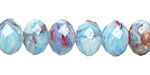 Carnival Crystal Faceted Rondelle 8mm