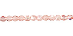 Czech Fire Polished Glass Rosaline AB Round 4mm