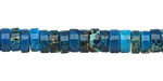 Teal Impression Jasper Heishi 7-8mm
