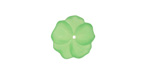 Matte Peridot Lucite Buttercup Flower 4x14mm