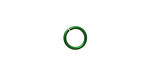 Green Enameled Copper Round Jump Ring 8mm, 18 gauge