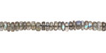 Labradorite Rondelle 4-5mm