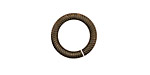 Gunmetal Etched Jump Ring 16mm