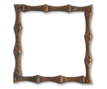 Vintaj Natural Brass Bamboo Frame 54mm