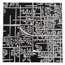 Lillypilly Black Bamboo Anodized Aluminum Sheet 3"x3", 22 gauge