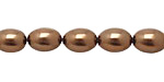 Chocolate Shell Pearl Rice 11x8mm