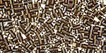 TOHO Metallic Iris Brown Triangle 11/0 Seed Bead