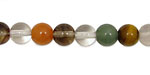 Multi Stone (Smoky, Rock & Aventurine) Round 8mm