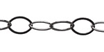 Gunmetal (plated) Flat Oval Chain
