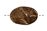 Bronzite Wavy Oval 30x21mm
