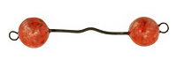 Jangles Ceramic Orange Wavy Link 56-67x11-12mm