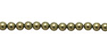 Olive Shell Pearl Round 4mm