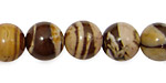 Brown Zebra Jasper Round 12mm
