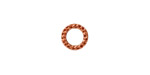 TierraCast Antique Copper (plated) Small Hammertone Ring 9mm