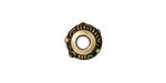 TierraCast Antique Brass (plated) Spiral Euro 6x12mm