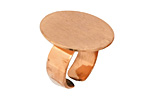 Copper Adjustable Circle Ring 24mm
