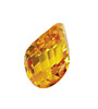 Sunshine Faceted Twisted Oval 15x17mm