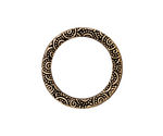 TierraCast Antique Gold (plated) 1" Spiral Ring 25mm