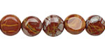 Noreena Jasper Puff Coin 9-12mm