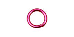 Pink Anodized Aluminum Jump Ring 14mm, 14 gauge (9.6mm inside diameter)
