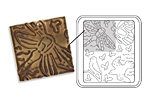 Vintaj DecoEtch Die Fluttering Wings 2 3/8"x2 5/8"