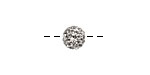 Crystal Pave Round 8mm