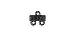TierraCast Gunmetal Beaded 2-1 Link 10mm