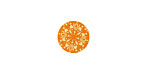 Lillypilly Orange Kaleidoscope Anodized Aluminum Disc 11mm, 24 gauge