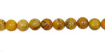 Crazy Lace Agate (yellow) Round 6mm