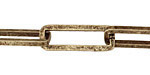 Antique Brass (plated) Rectangle Chain