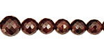 Garnet Faceted Round Graduated 6-10mm