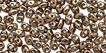 Chocolate Bronze SuperDuo2x5mm Seed Bead