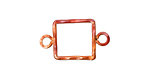 Patricia Healey Copper Small Square Link w/ 2 Loops 25x15mm