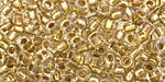TOHO Crystal (with Gold Lining) Round 6/0 Seed Bead