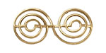 Brass Spiral 44x20mm