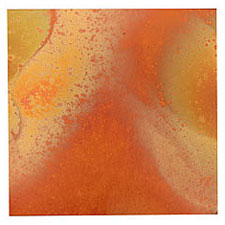 Lillypilly Flamed Patina Copper Sheet 3"x3", 24 gauge