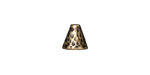 TierraCast Antique Brass (plated) Hammertone Cone 8mm