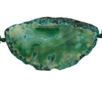 Ocean Green Agate Natural Edge Freeform Faceted Slab 44-69x28-40