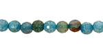 Blue Haze Fire Agate Faceted Round 6mm