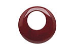 Tagua Nut Merlot Gypsy Hoop 25mm