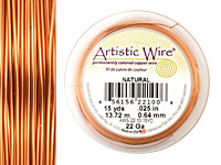 Artistic Wire Natural 22 gauge, 15 yards
