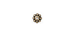TierraCast Antique Brass (plated) Beaded Heishi 6mm